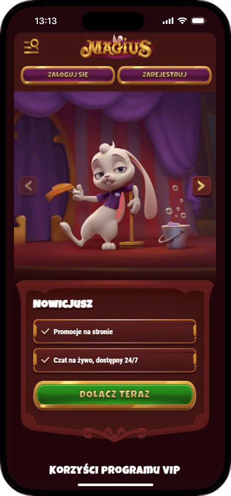 Poziomy VIP Magius